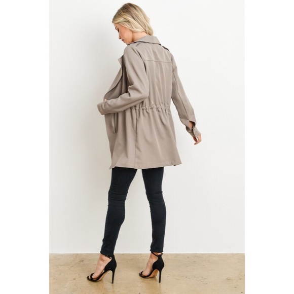 >>LAST<< Daphne Drapey Waist Tie Jacket - Picture 3 of 4